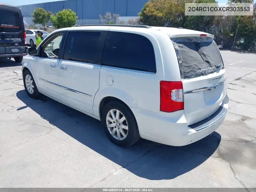 2012 Chrysler Town & Country Touring-L VIN: 2C4RC1CGXCR303553 Lot: 42625114