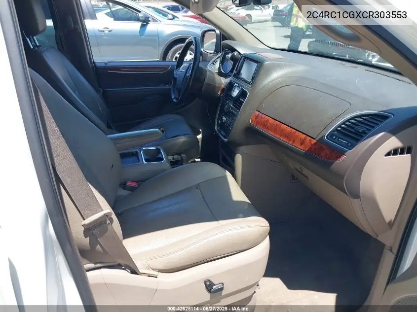2012 Chrysler Town & Country Touring-L VIN: 2C4RC1CGXCR303553 Lot: 42625114