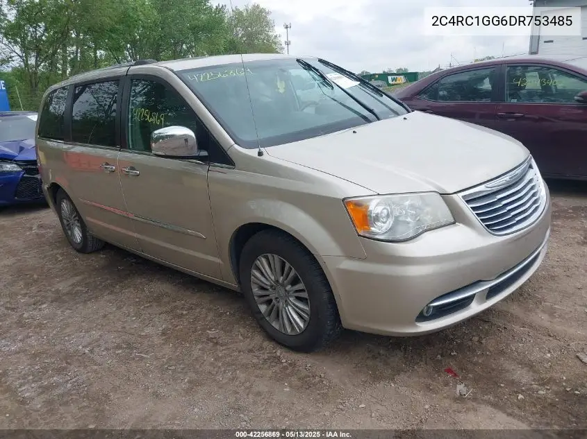 2013 Chrysler Town & Country Limited VIN: 2C4RC1GG6DR753485 Lot: 42256869