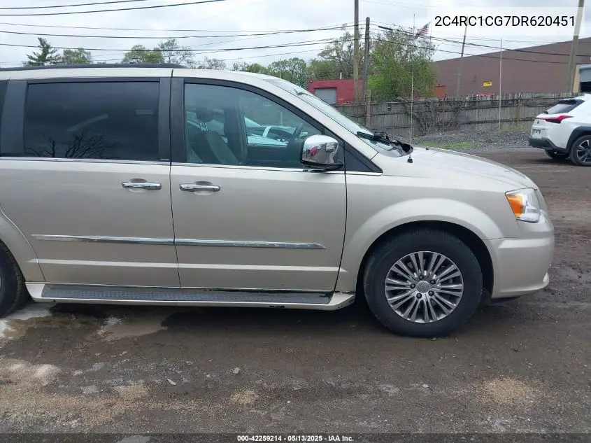 2013 Chrysler Town & Country Touring-L VIN: 2C4RC1CG7DR620451 Lot: 42259214