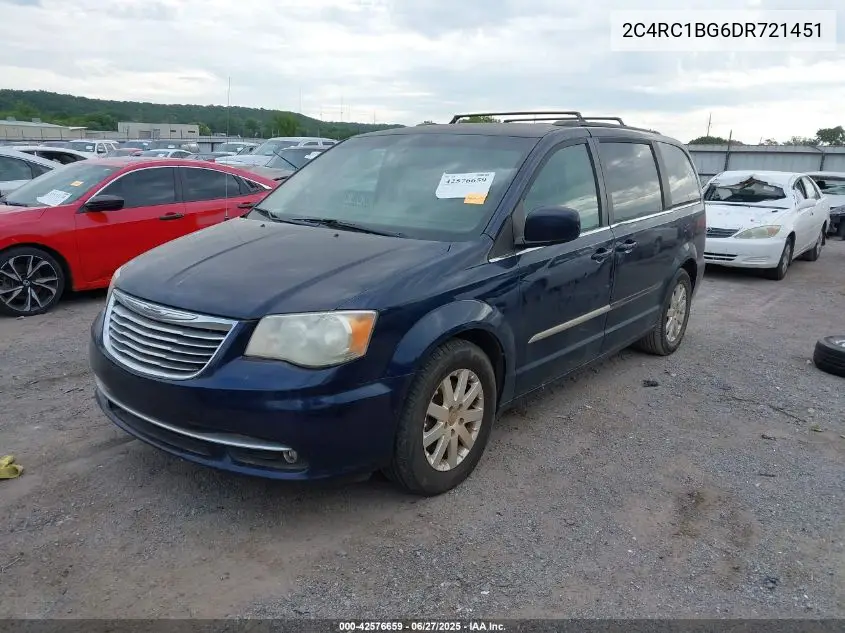 2013 Chrysler Town & Country Touring VIN: 2C4RC1BG6DR721451 Lot: 42576659