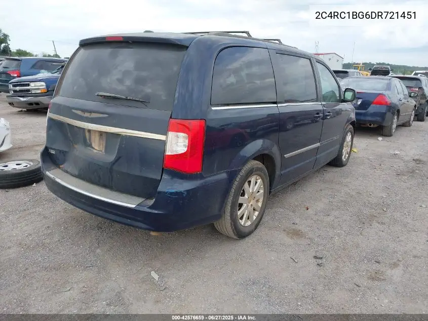 2013 Chrysler Town & Country Touring VIN: 2C4RC1BG6DR721451 Lot: 42576659