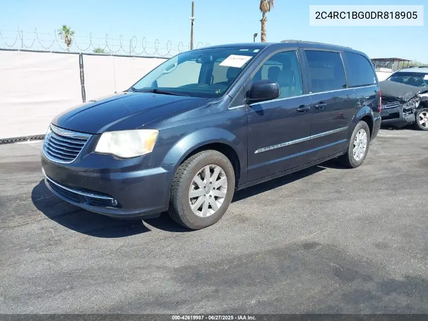 2013 Chrysler Town & Country Touring VIN: 2C4RC1BG0DR818905 Lot: 42619987