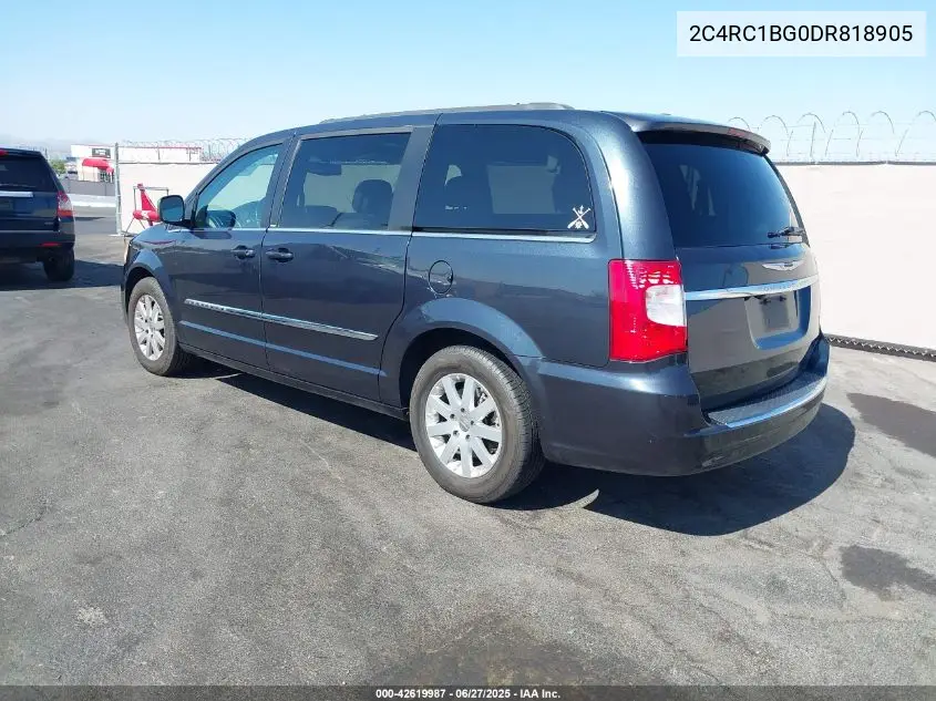2013 Chrysler Town & Country Touring VIN: 2C4RC1BG0DR818905 Lot: 42619987