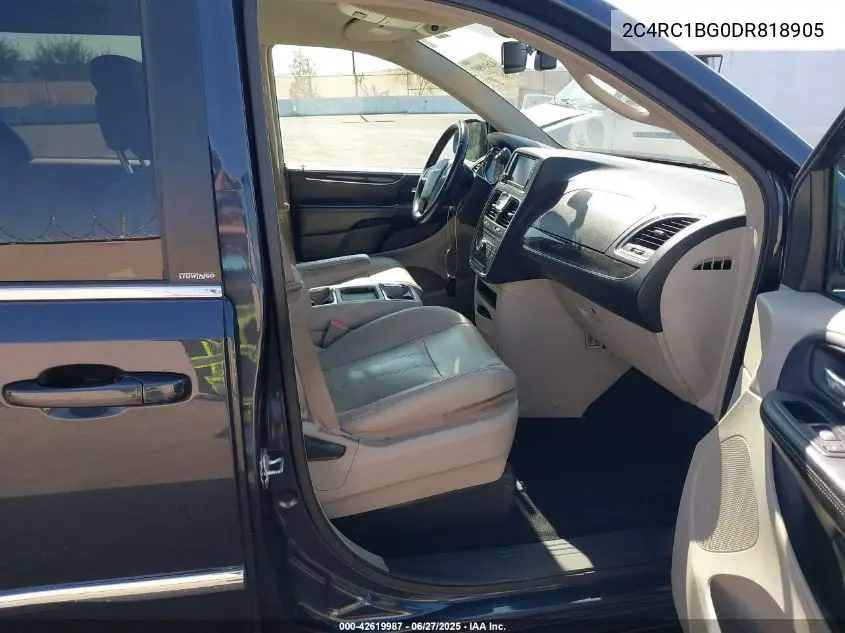 2013 Chrysler Town & Country Touring VIN: 2C4RC1BG0DR818905 Lot: 42619987