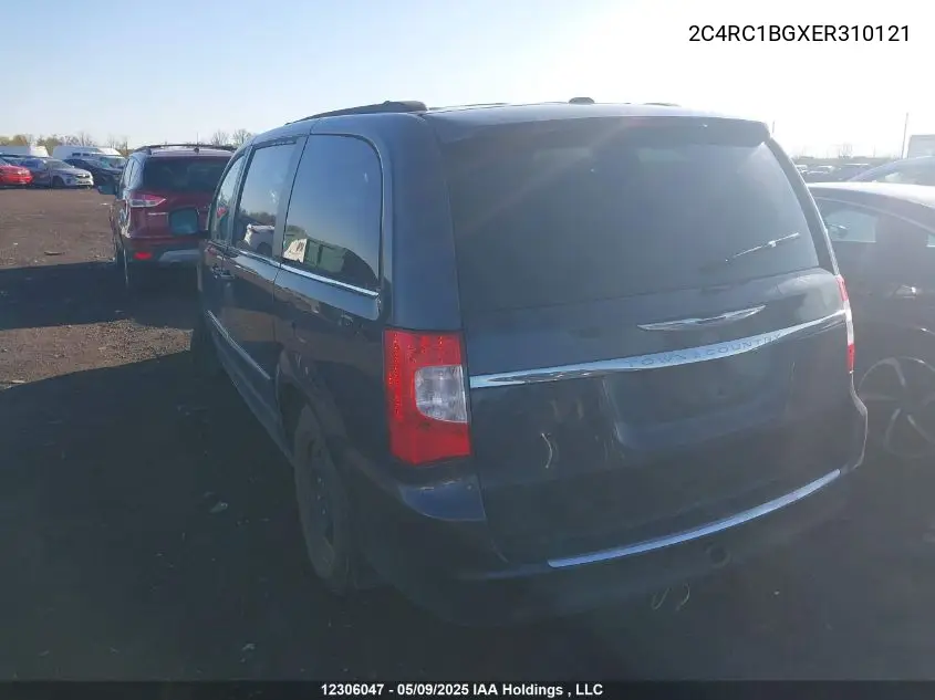 2014 Chrysler Town & Country Touring VIN: 2C4RC1BGXER310121 Lot: 12306047