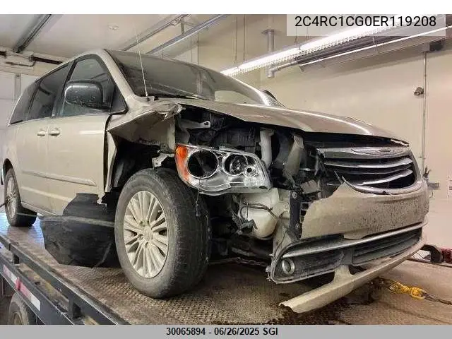 2014 Chrysler Town & Country Touring L VIN: 2C4RC1CG0ER119208 Lot: 30065894