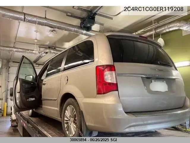 2014 Chrysler Town & Country Touring L VIN: 2C4RC1CG0ER119208 Lot: 30065894