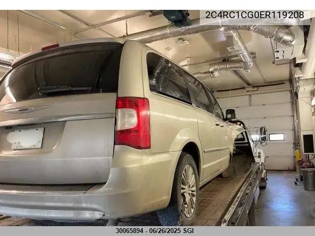 2014 Chrysler Town & Country Touring L VIN: 2C4RC1CG0ER119208 Lot: 30065894
