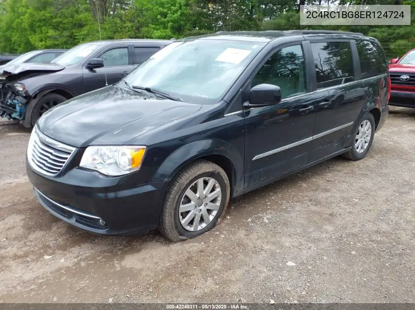 2014 Chrysler Town & Country Touring VIN: 2C4RC1BG8ER124724 Lot: 42248311