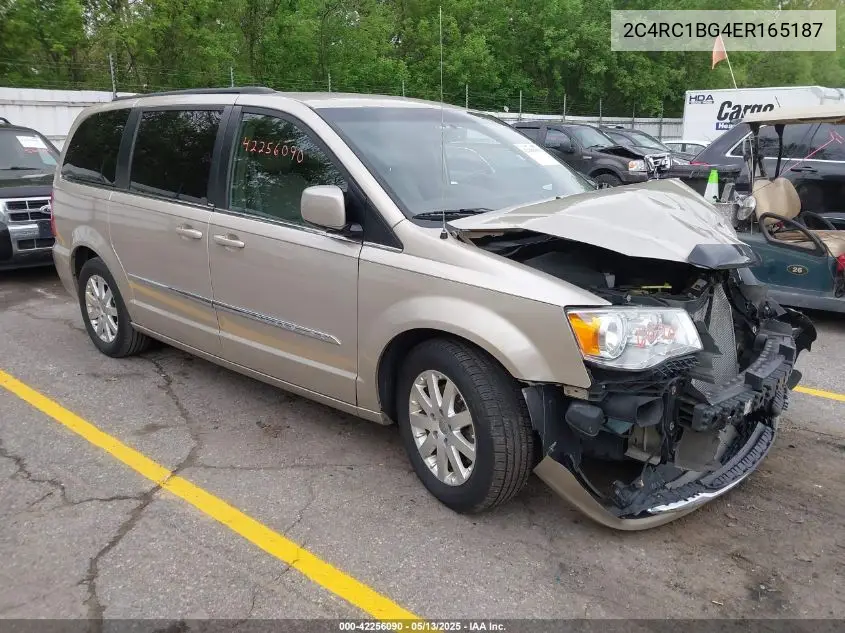 2014 Chrysler Town & Country Touring VIN: 2C4RC1BG4ER165187 Lot: 42256090
