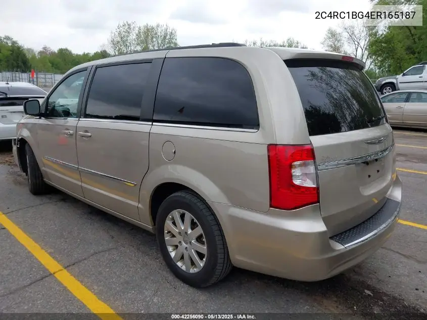 2014 Chrysler Town & Country Touring VIN: 2C4RC1BG4ER165187 Lot: 42256090