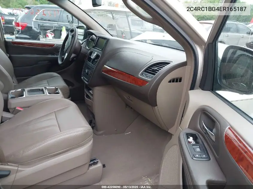 2014 Chrysler Town & Country Touring VIN: 2C4RC1BG4ER165187 Lot: 42256090