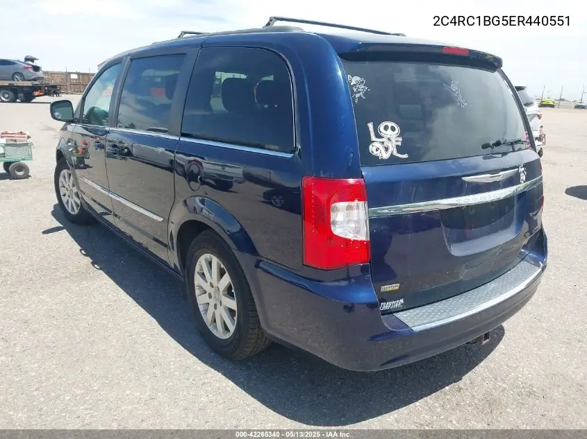 2014 Chrysler Town & Country Touring VIN: 2C4RC1BG5ER440551 Lot: 42265340