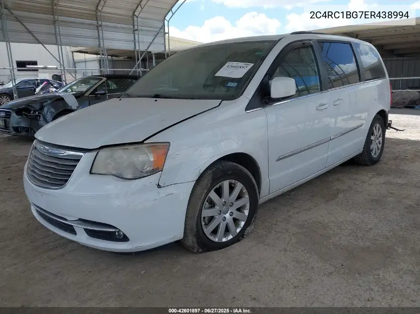2014 Chrysler Town & Country Touring VIN: 2C4RC1BG7ER438994 Lot: 42601897