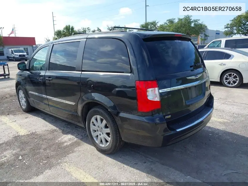 2014 Chrysler Town & Country Touring VIN: 2C4RC1BG5ER270658 Lot: 42611211