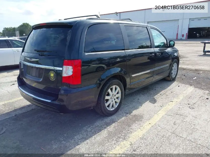 2014 Chrysler Town & Country Touring VIN: 2C4RC1BG5ER270658 Lot: 42611211
