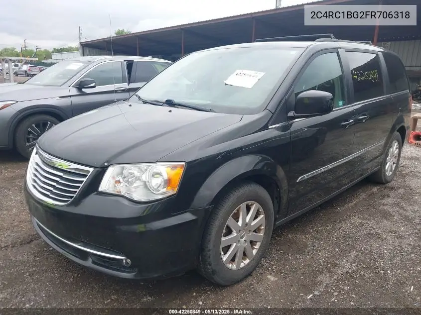 2015 Chrysler Town & Country Touring VIN: 2C4RC1BG2FR706318 Lot: 42250849