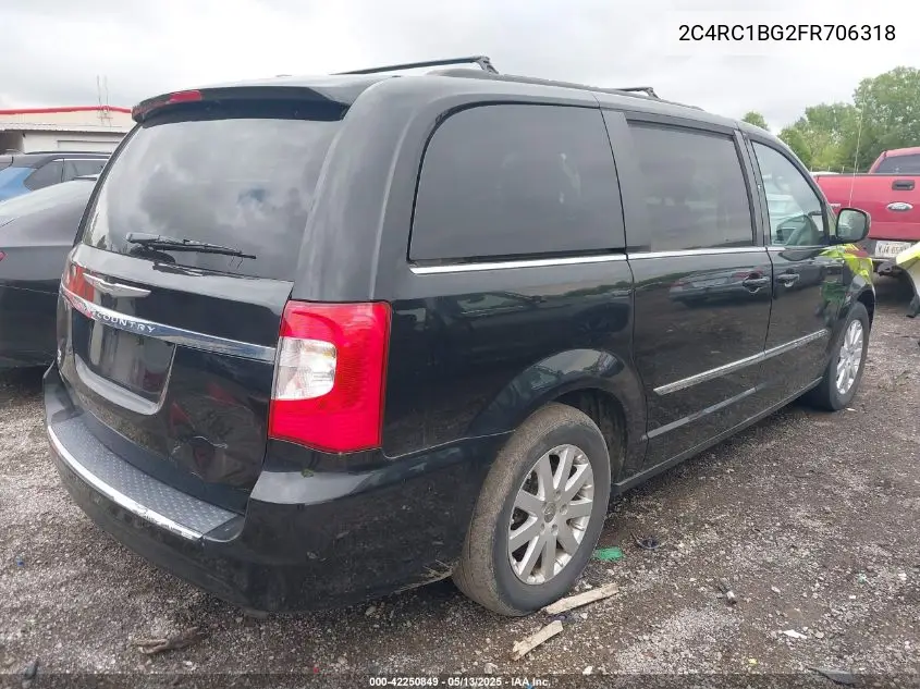 2015 Chrysler Town & Country Touring VIN: 2C4RC1BG2FR706318 Lot: 42250849