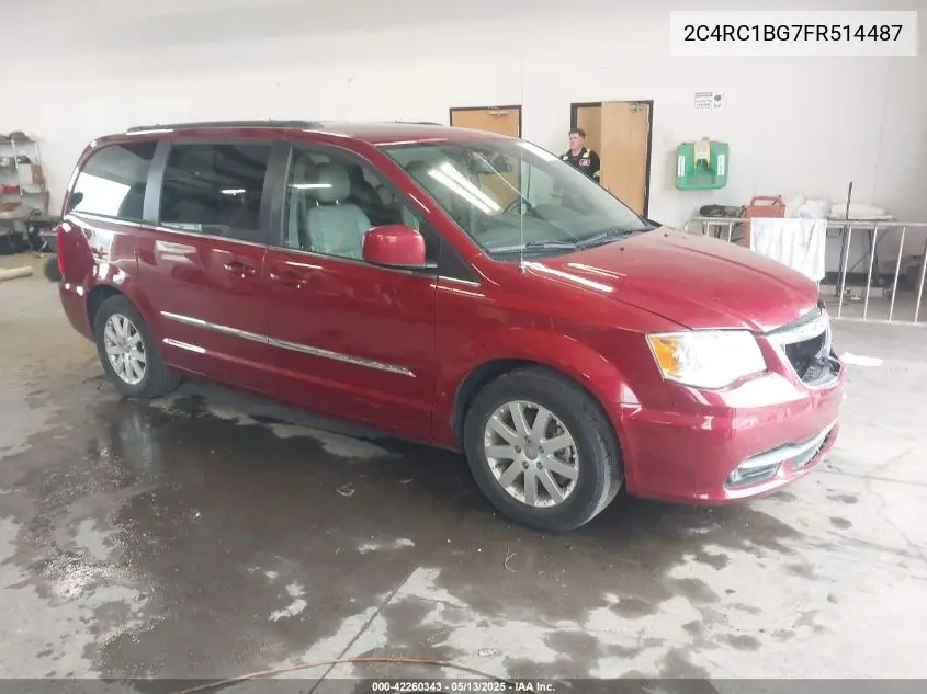 2015 Chrysler Town & Country Touring VIN: 2C4RC1BG7FR514487 Lot: 42260343