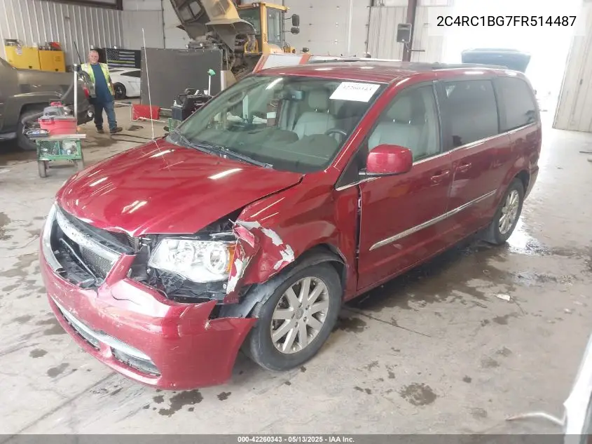 2015 Chrysler Town & Country Touring VIN: 2C4RC1BG7FR514487 Lot: 42260343