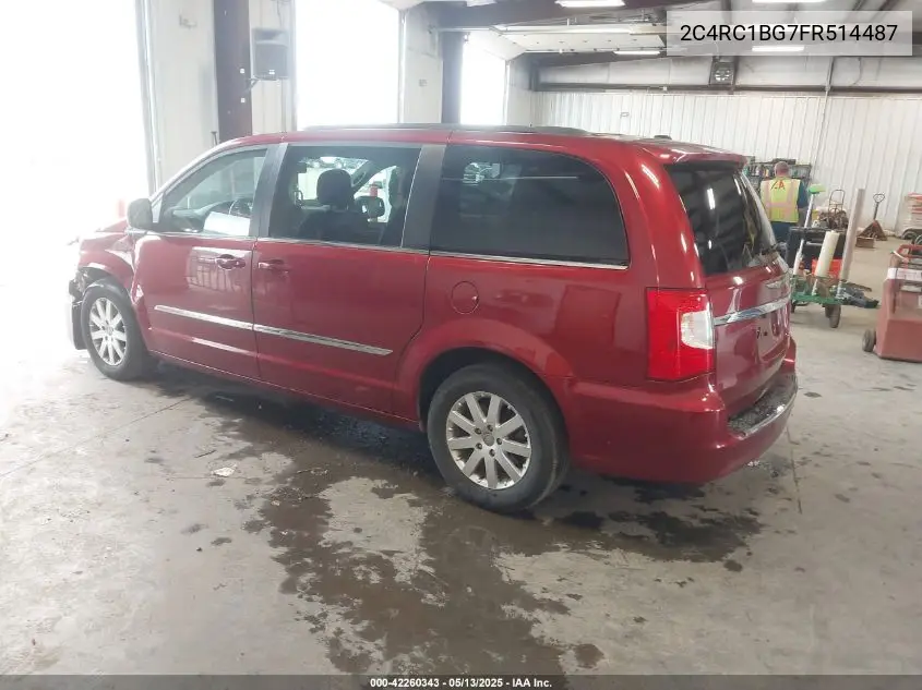 2015 Chrysler Town & Country Touring VIN: 2C4RC1BG7FR514487 Lot: 42260343