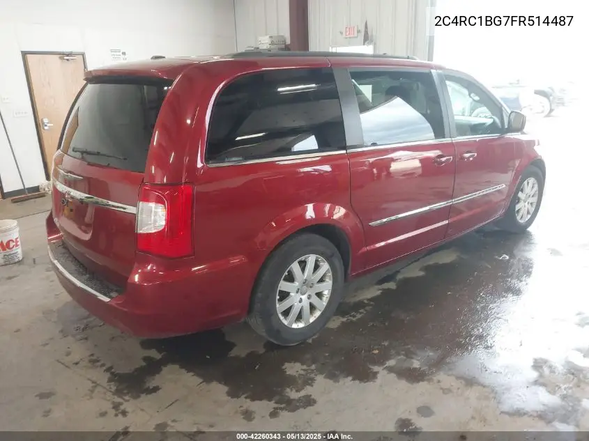 2015 Chrysler Town & Country Touring VIN: 2C4RC1BG7FR514487 Lot: 42260343