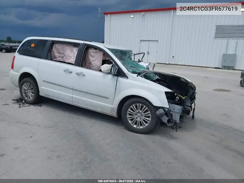 2015 Chrysler Town & Country Touring-L VIN: 2C4RC1CG3FR677619 Lot: 42578433