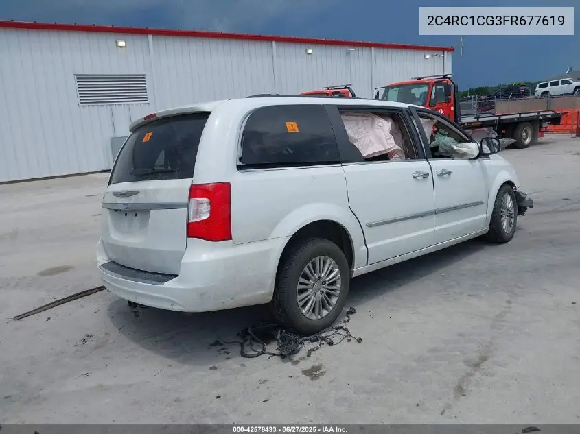 2015 Chrysler Town & Country Touring-L VIN: 2C4RC1CG3FR677619 Lot: 42578433