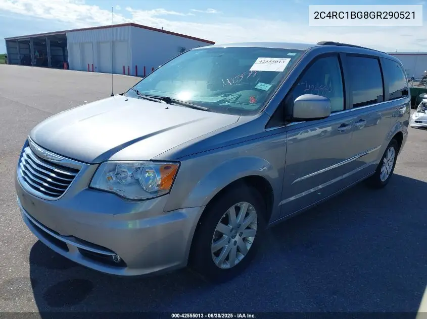 2016 Chrysler Town & Country Touring VIN: 2C4RC1BG8GR290521 Lot: 42555013