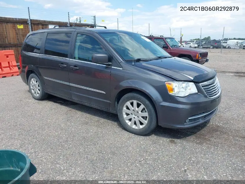 2016 Chrysler Town & Country Touring VIN: 2C4RC1BG6GR292879 Lot: 42605646