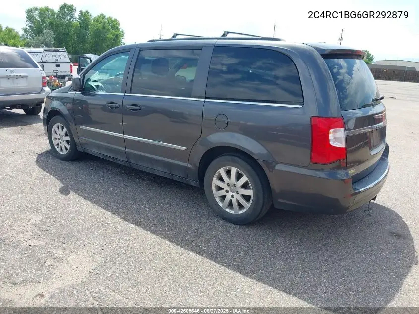 2016 Chrysler Town & Country Touring VIN: 2C4RC1BG6GR292879 Lot: 42605646