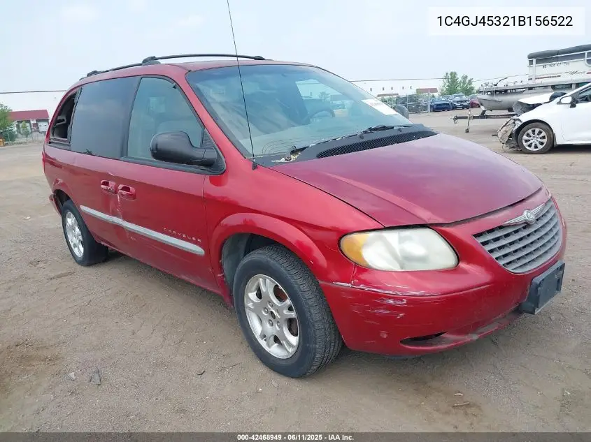 2001 Chrysler Voyager Lx VIN: 1C4GJ45321B156522 Lot: 42468949