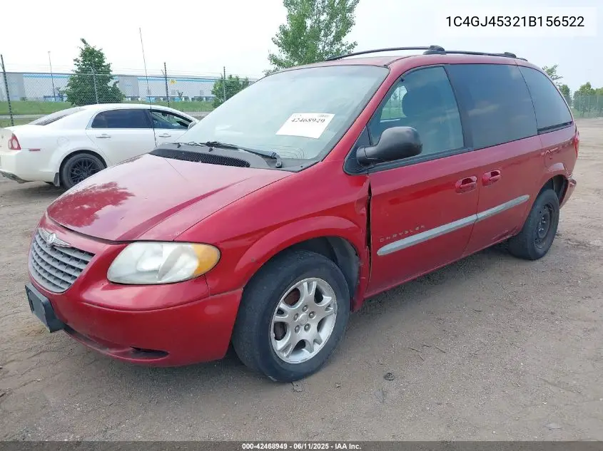 2001 Chrysler Voyager Lx VIN: 1C4GJ45321B156522 Lot: 42468949