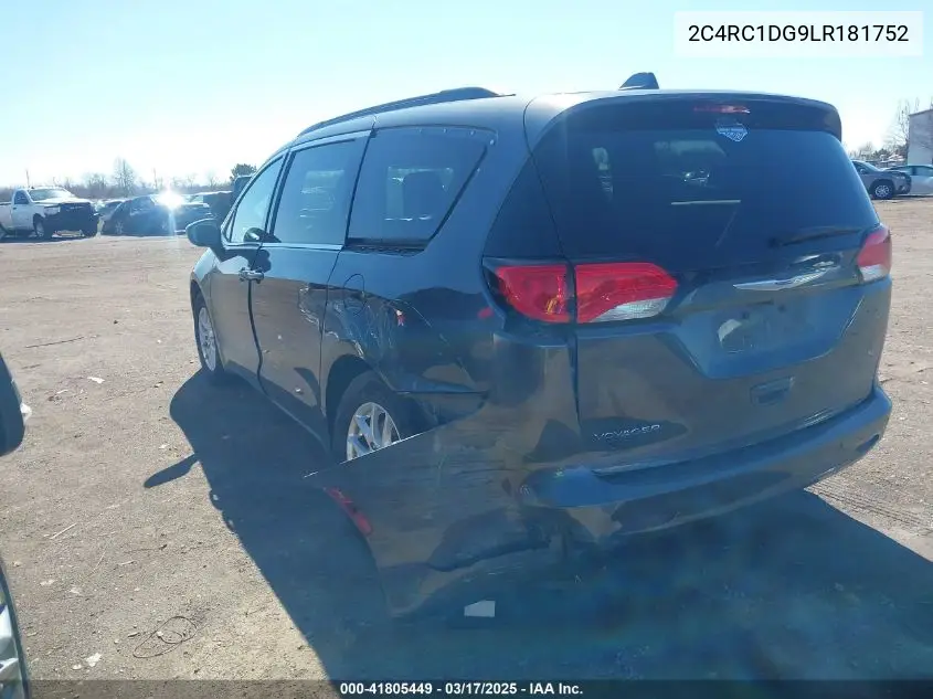 2020 Chrysler Voyager Lxi VIN: 2C4RC1DG9LR181752 Lot: 41805449
