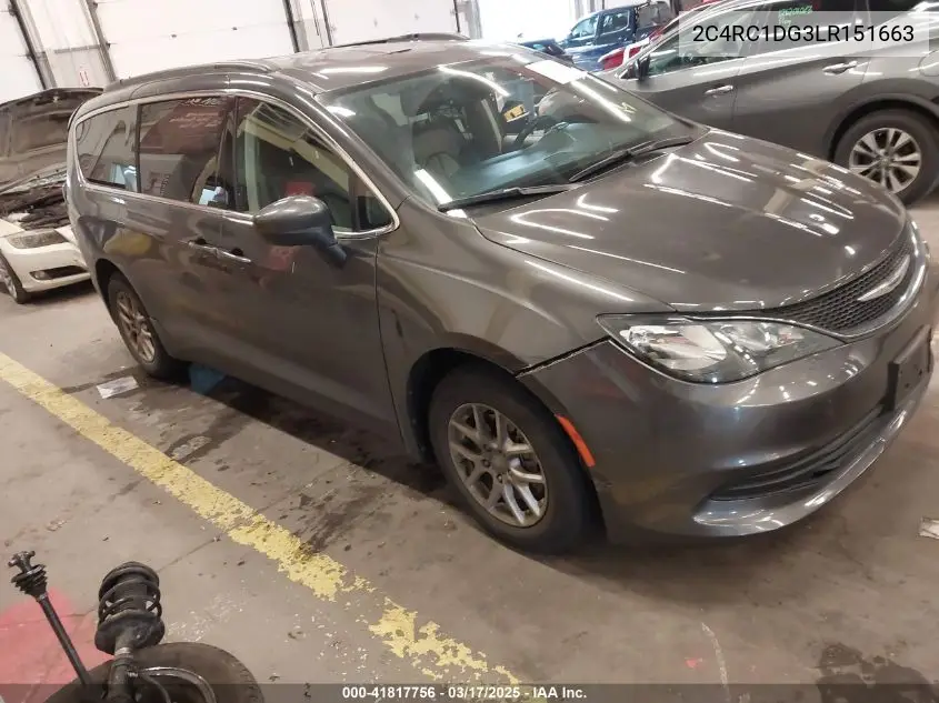 2020 Chrysler Voyager Lxi VIN: 2C4RC1DG3LR151663 Lot: 41817756