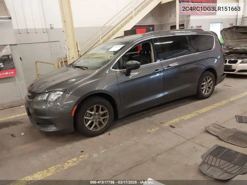 2020 Chrysler Voyager Lxi VIN: 2C4RC1DG3LR151663 Lot: 41817756
