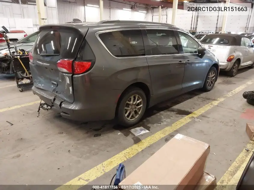 2020 Chrysler Voyager Lxi VIN: 2C4RC1DG3LR151663 Lot: 41817756
