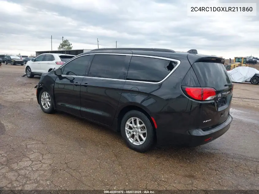 2020 Chrysler Voyager Lxi VIN: 2C4RC1DGXLR211860 Lot: 42201870