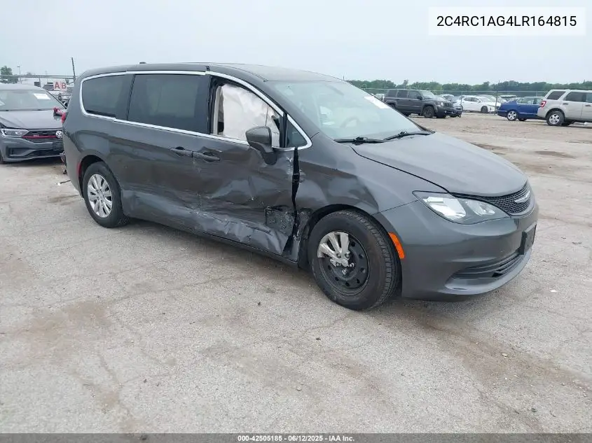 2020 Chrysler Voyager L VIN: 2C4RC1AG4LR164815 Lot: 42505185