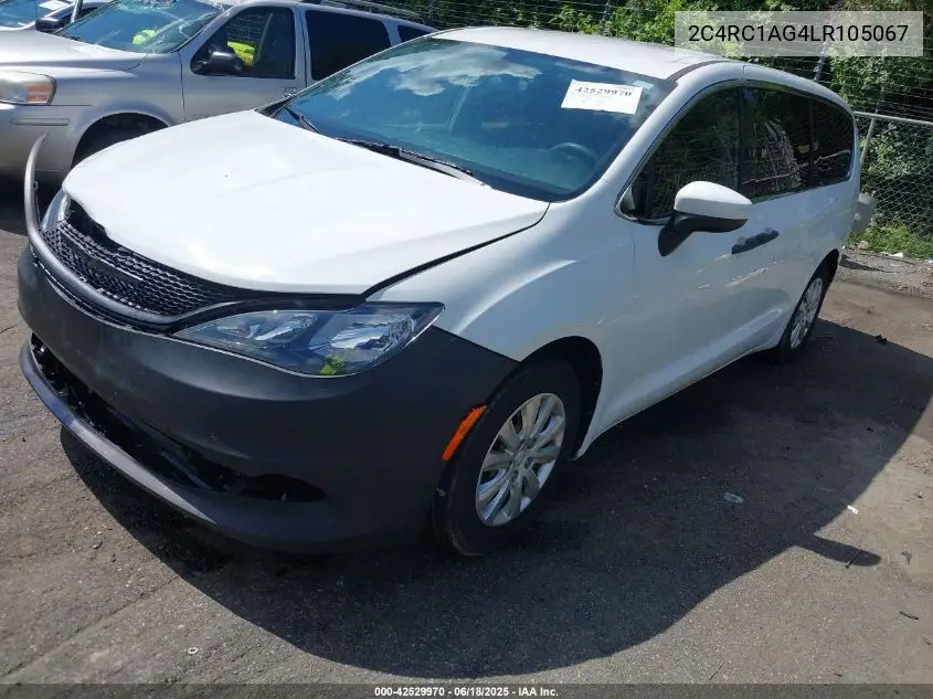 2020 Chrysler Voyager L VIN: 2C4RC1AG4LR105067 Lot: 42529970
