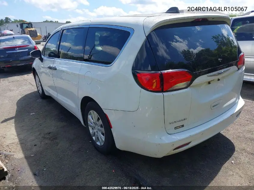 2020 Chrysler Voyager L VIN: 2C4RC1AG4LR105067 Lot: 42529970