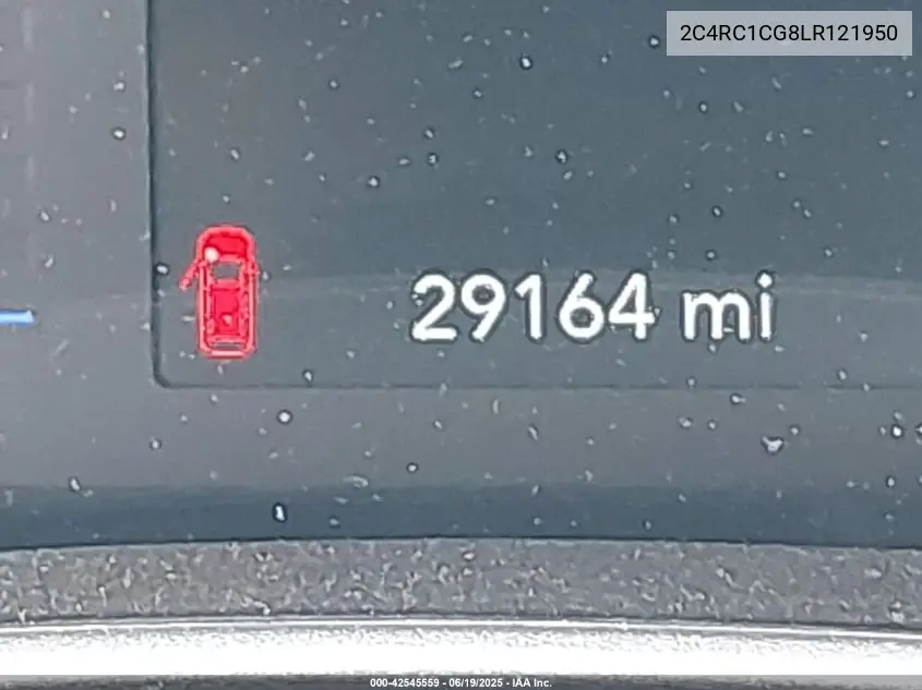 2020 Chrysler Voyager Lx VIN: 2C4RC1CG8LR121950 Lot: 42545559