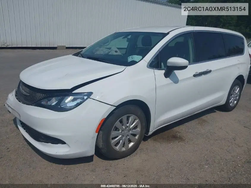 2021 Chrysler Voyager L VIN: 2C4RC1AGXMR513154 Lot: 42468785