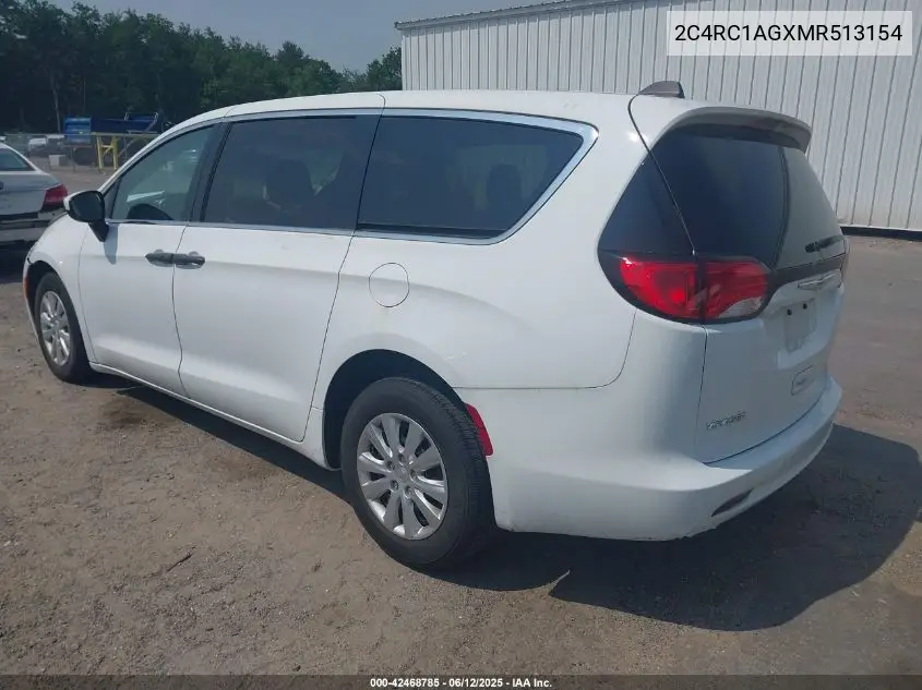 2021 Chrysler Voyager L VIN: 2C4RC1AGXMR513154 Lot: 42468785