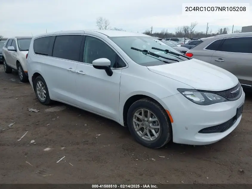 2022 Chrysler Voyager Lx VIN: 2C4RC1CG7NR105208 Lot: 41588510