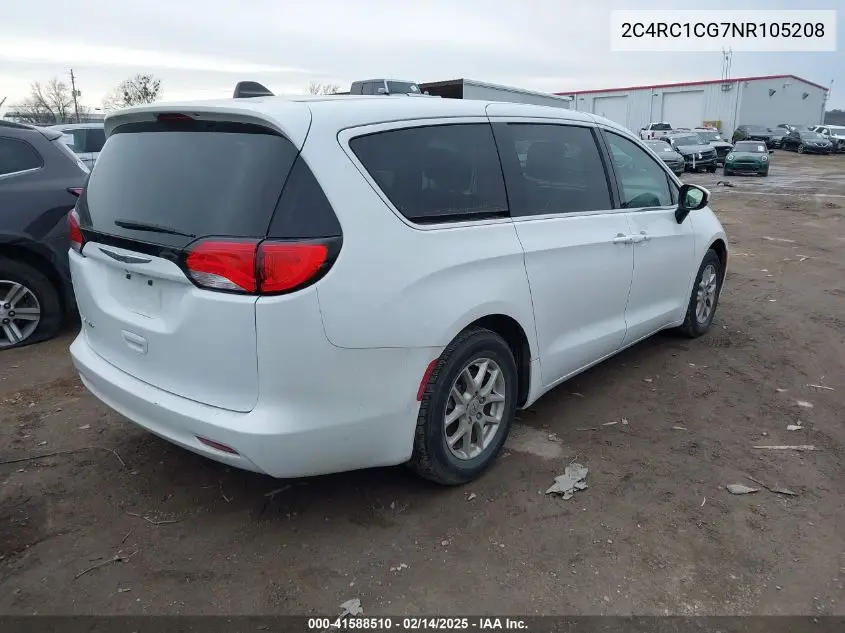 2022 Chrysler Voyager Lx VIN: 2C4RC1CG7NR105208 Lot: 41588510