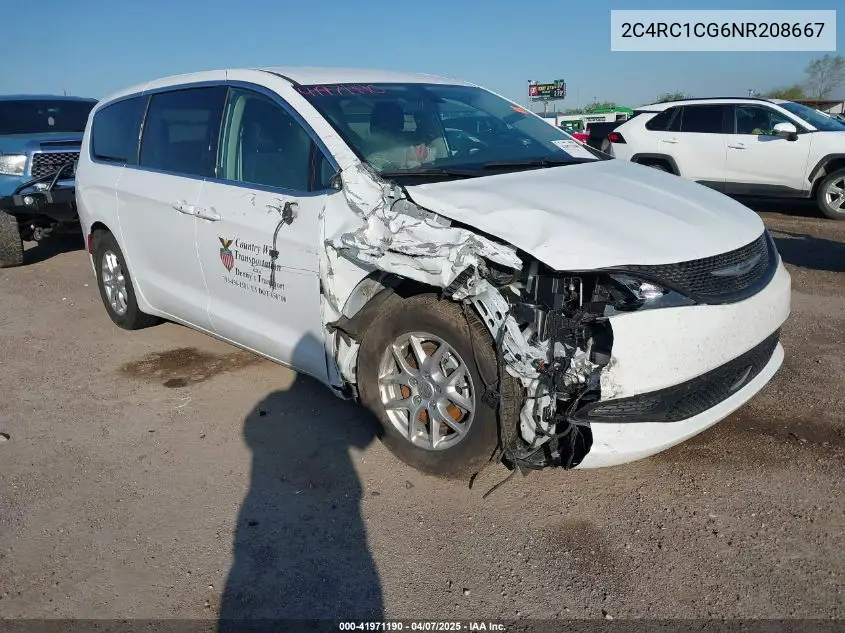 2022 Chrysler Voyager Lx VIN: 2C4RC1CG6NR208667 Lot: 41971190