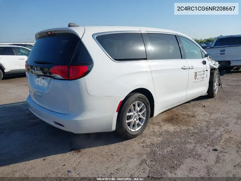 2022 Chrysler Voyager Lx VIN: 2C4RC1CG6NR208667 Lot: 41971190