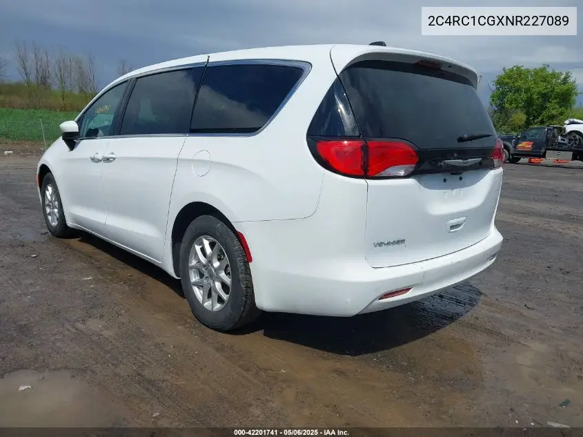 2022 Chrysler Voyager Lx VIN: 2C4RC1CGXNR227089 Lot: 42201741